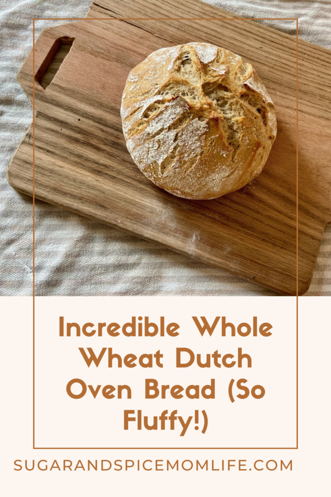 Dutch oven wheat bread